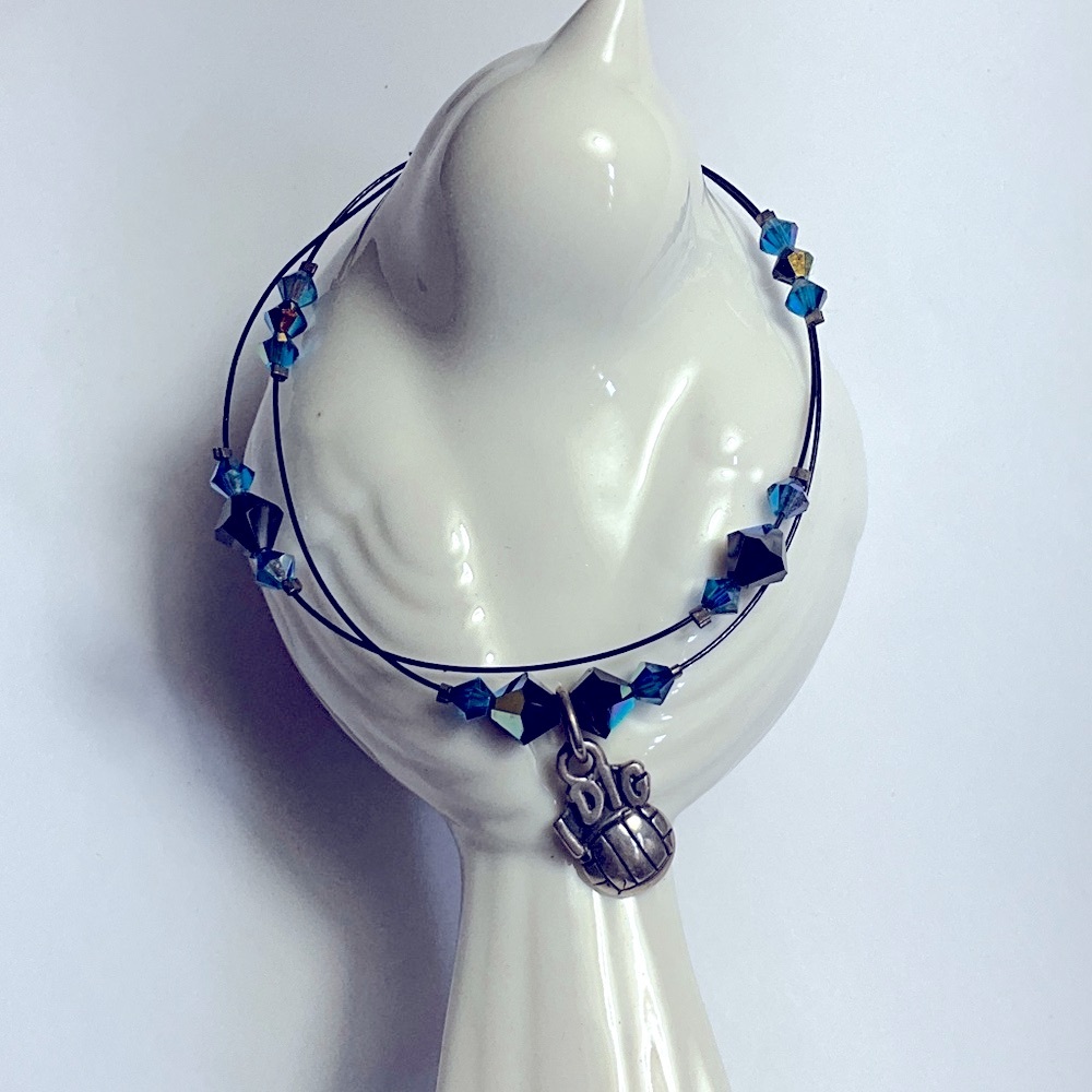 Sterling SJC I DIG VOLLEYBALL Charm Bracelet